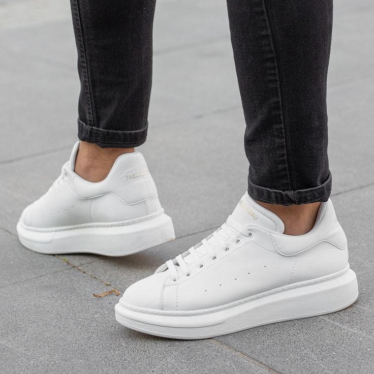 Alexander_ McQueen's classic white shoes _Women's And Mens Shoes_